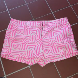 J. Crew Pink Embroidered Shorts - 4